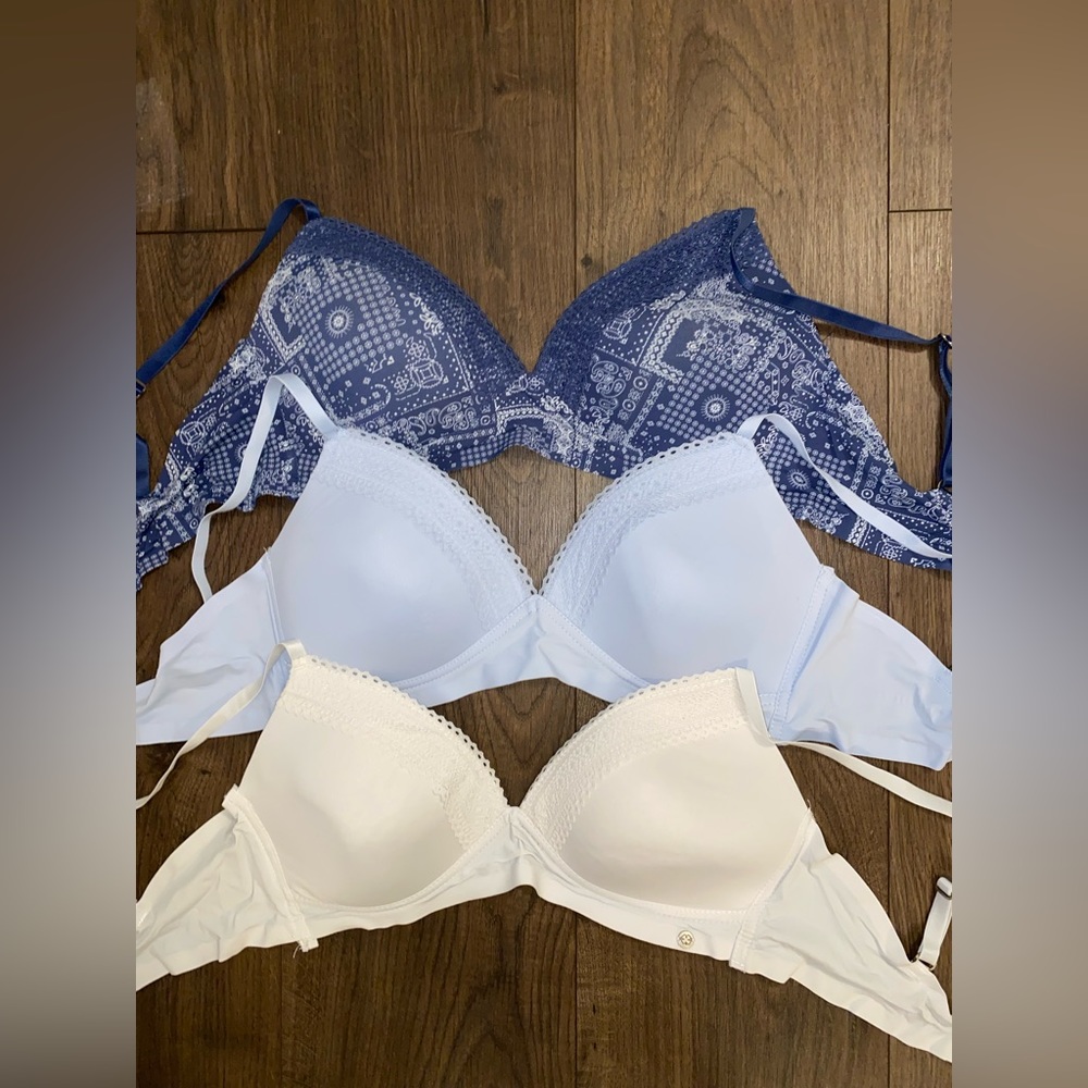 Never Worn Lucky Brand Set of 3 Bras
